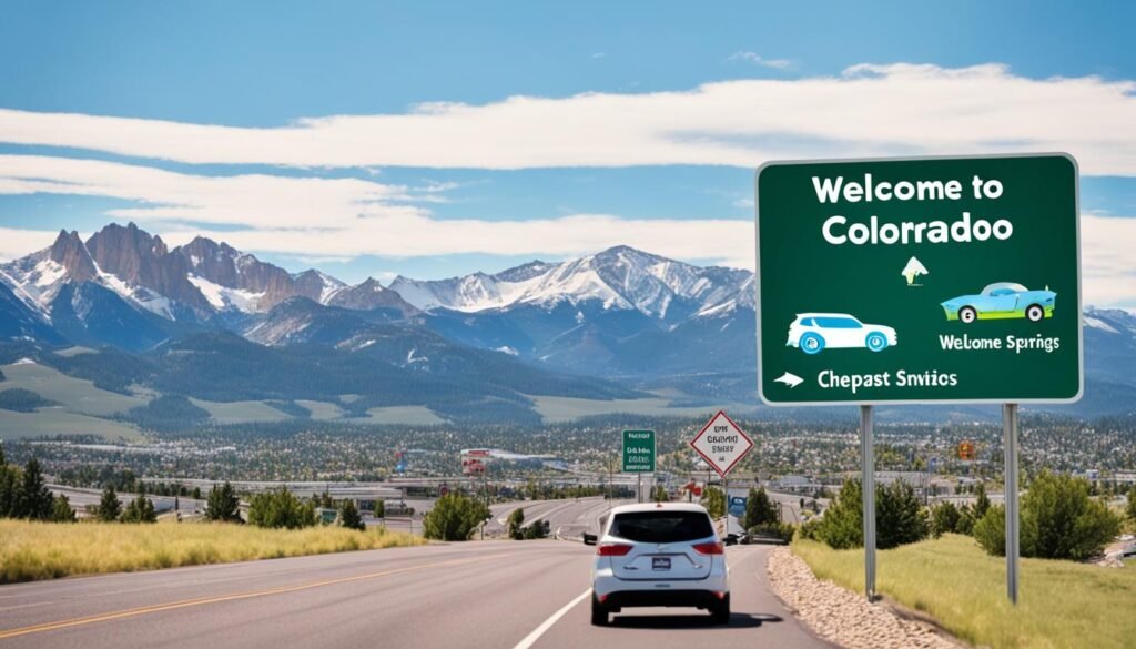 Car insurance rates in Colorado Springs