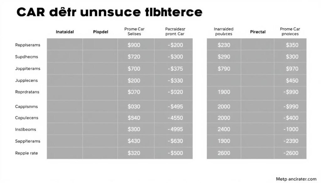 factors affecting car insurance rates