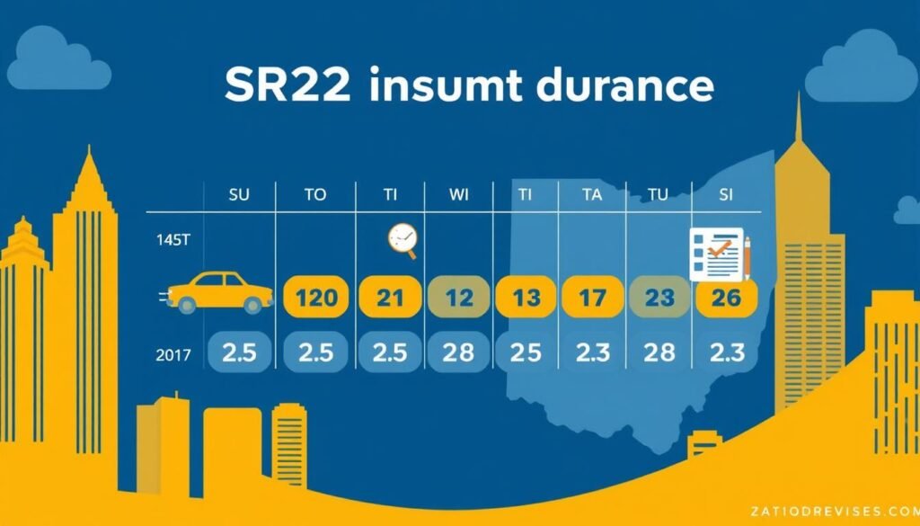 SR22 insurance duration Ohio