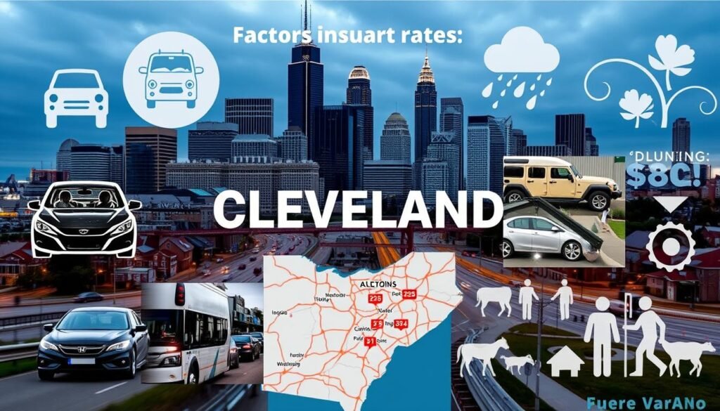 factors influencing car insurance rates cleveland