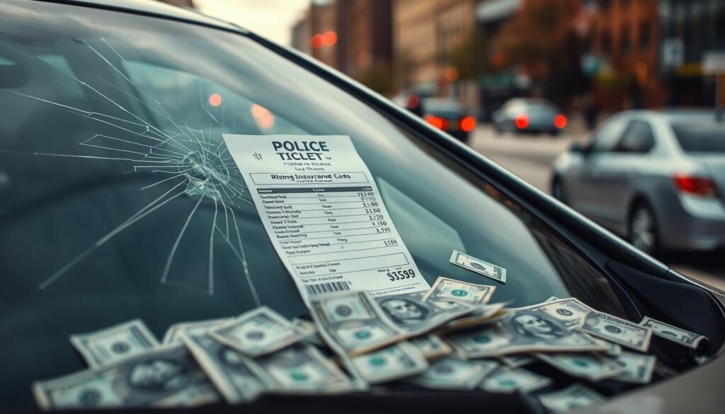 impact of tickets and accidents on auto insurance rates Toledo